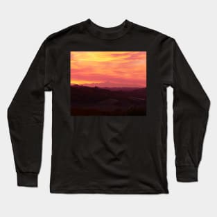 Sunset mountain Long Sleeve T-Shirt